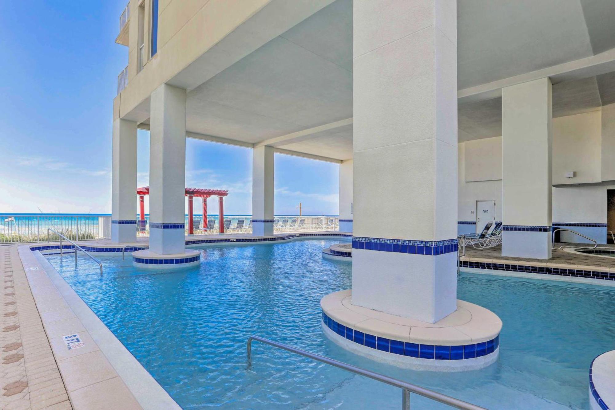 Beachfront Panama With Outdoor Pool Panama City Beach